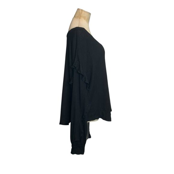 Pilcro black knit long sleeves top size XL - Picture 7 of 13